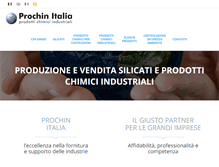 Tablet Screenshot of prochinitalia.com